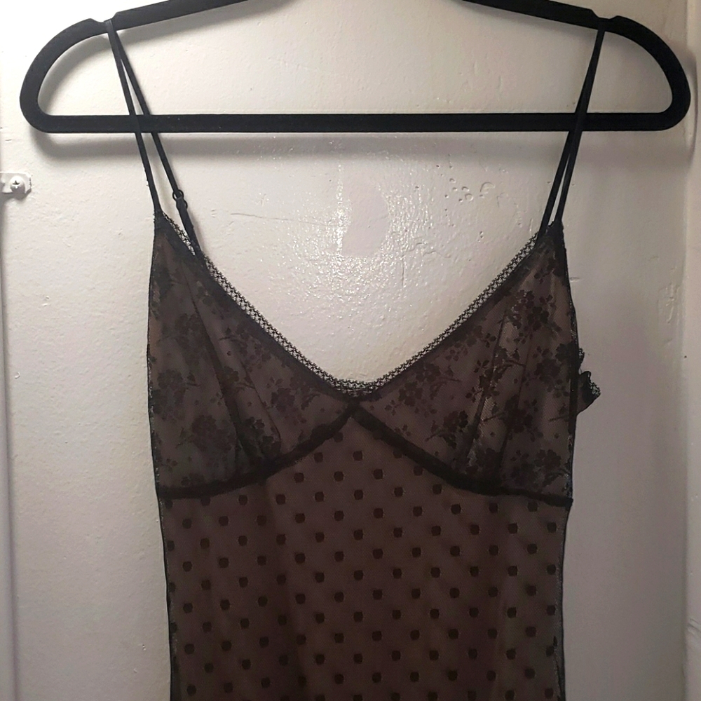 Black betsey johnson lace dress